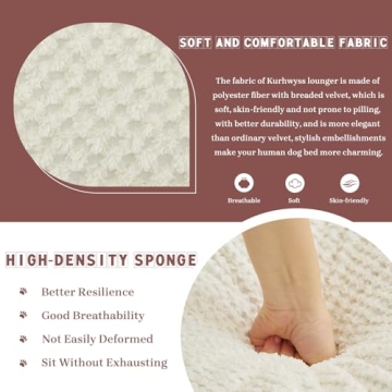 Adjustable Pet Dog Bed & Couch with Soft Pillows