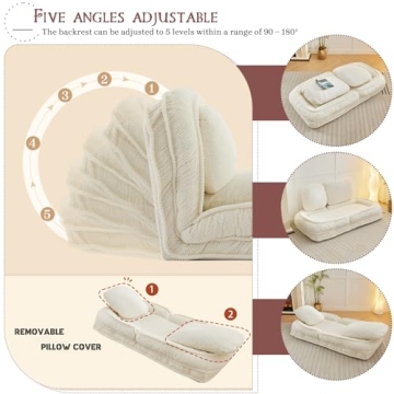 Adjustable Pet Dog Bed & Couch with Soft Pillows