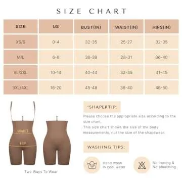 SHAPELLX High Waist Shapewear Tummy Control Boy Shorts for Women Under Shorts Plus Size Brown