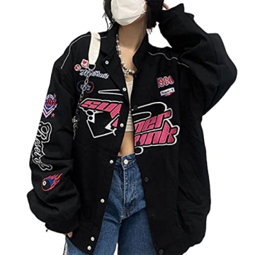 GAI Women's Varsity Jacket: Your Must-Have Y2K Vintage Piece