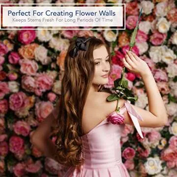 Royal Imports Floral Water Tubes/Vials for Flower Arrangements, Clear - 3" (1/2" Opening) - Standard - 100/Pack - w/Caps