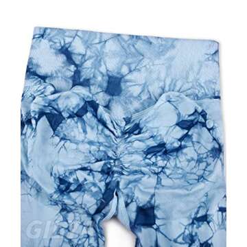 GILLYA Workout Leggings for Women,Butt Lifting Leggings, Seamless High Waisted Tummy Control,Squat Proof, 4 Way-Stretch,Gusseted Crotch, Booty Tight for Gym Workout, Yoga