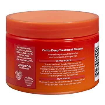 Cantu Shea Butter Deep Treatment Masque, 12 Ounce
