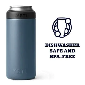 YETI 12 oz. Slim Can Colster Insulator - Nordic Blue