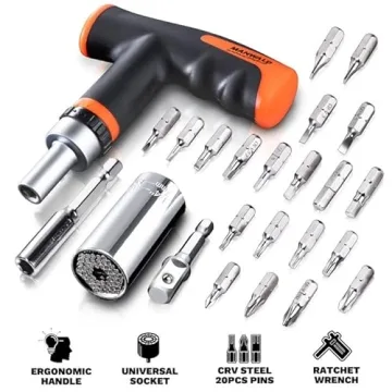 MANWALD Universal Socket Tool Set for DIY Enthusiasts