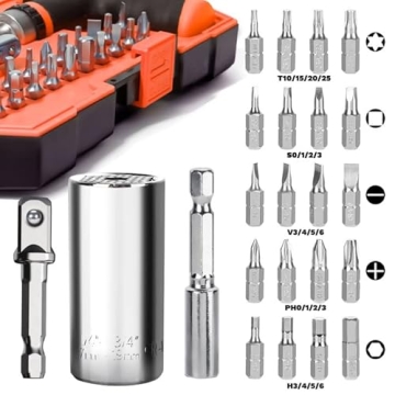 MANWALD Universal Socket Tool Set for DIY Enthusiasts