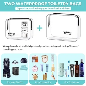 YAMIU Packing Cubes - 7 Pcs Luggage Organizers for Travel