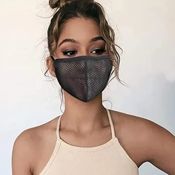 Ruzihui Breathable Mesh Face Masks for Adults - Eco-Friendly & Chic