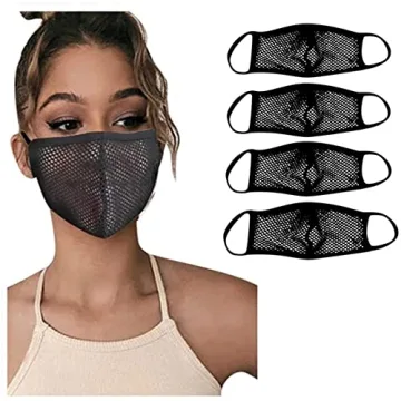 Ruzihui Breathable Mesh Face Masks for Adults - Eco-Friendly & Chic