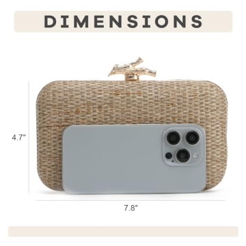 Freie Liebe Straw Clutch Elegant Summer Evening Bag