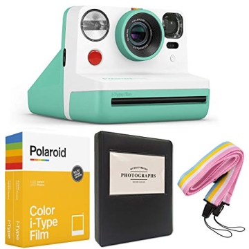 Polaroid Now Instant Camera Gift Bundle - Capture Moments