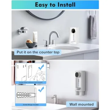 Hoofun Automatic Mouthwash Dispenser with Magnetic Cup