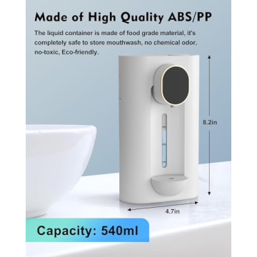 Hoofun Automatic Mouthwash Dispenser with Magnetic Cup