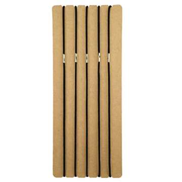 Travelers Notebook Elastic Bands for Connecting Inserts - Jump Bands Accessories for Travel Journal, Set of 5