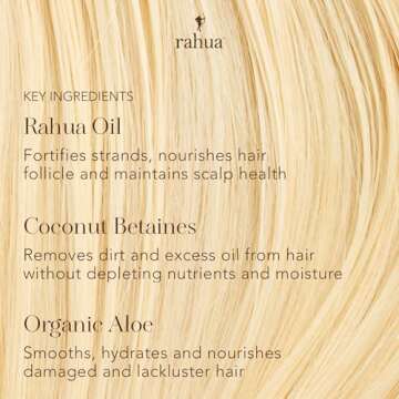 Rahua Classic Hair Conditioner, 9.3 Fl Oz, Moisturizing Organic Conditioner, Natural, Plant Based Derived Ingredients, Palo Santo, For Dry Damaged Hair, Hair Care for Soft & Shiny Hair, Scalp Care