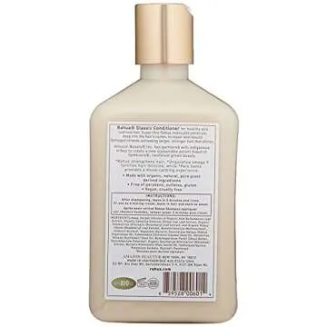 Rahua Classic Hair Conditioner, 9.3 Fl Oz, Moisturizing Organic Conditioner, Natural, Plant Based Derived Ingredients, Palo Santo, For Dry Damaged Hair, Hair Care for Soft & Shiny Hair, Scalp Care