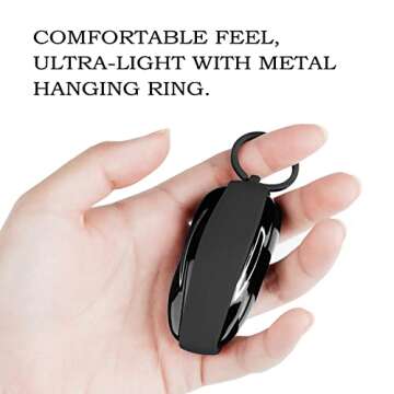 OLAIKE Key Fob Cover for Tesla Model Y, Silicone Car Keychain Key Cover Protector Case Holder with Key Chain for Tesla Model Y Accessories (Black, Model Y)