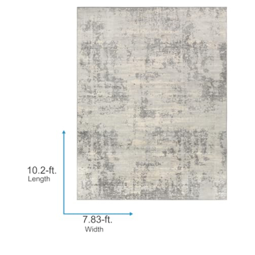 Livabliss Doria Modern Abstract Area Rug in Gray