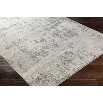 Livabliss Doria Modern Abstract Area Rug in Gray