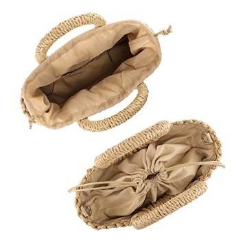 Stylish CHIC DIARY Summer Beach Straw Bag for Women