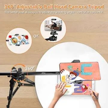 PHOSNOVA 68" Tripod for Smartphones and Cameras