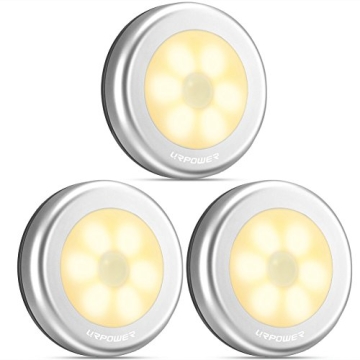 URPOWER Motion Sensor Light - Bright, Battery-Powered LED Nightlight for Anywhere