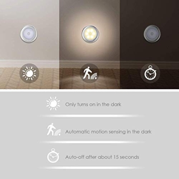 URPOWER Motion Sensor LED Nightlight - Bright, Battery-Powered