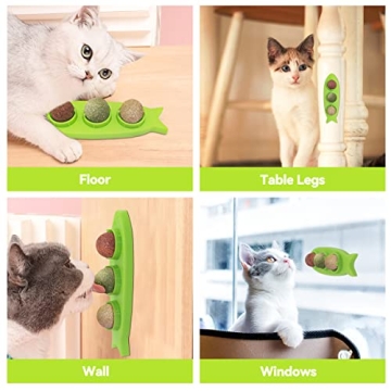 Petslucent Natural Catnip Balls for Indoor Cats