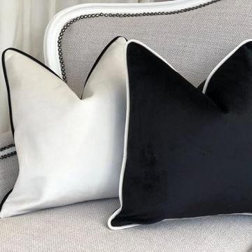 THE-TINOART Luxury Velvet Pillow Cover for Home Decor