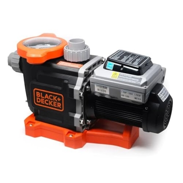 BLACK+DECKER Variable Speed Pool Pump Inground with Filter Basket and Easy Programmable Touch Pad In...