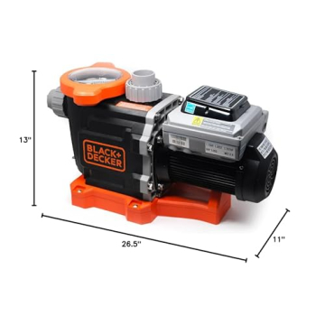 BLACK+DECKER 3 HP Variable Speed Pool Pump for Inground Pools