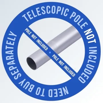 Heavy Duty Deep Mesh Pool Skimmer Net for Effective Cleaning