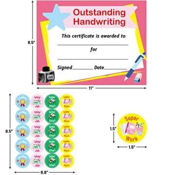 40Pcs Certificates of Award Student Recognition Rewards for Teachers End of School Year Achievement Classroom School Supplies