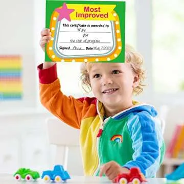 40Pcs Certificates of Award Student Recognition Rewards for Teachers End of School Year Achievement Classroom School Supplies