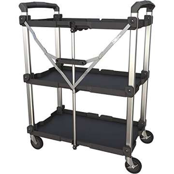 Olympia Tools Pack-N-Roll Folding Collapsible Cart XL
