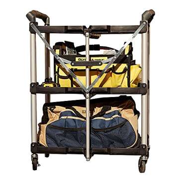 Olympia Tools Pack-N-Roll Folding Collapsible Cart XL