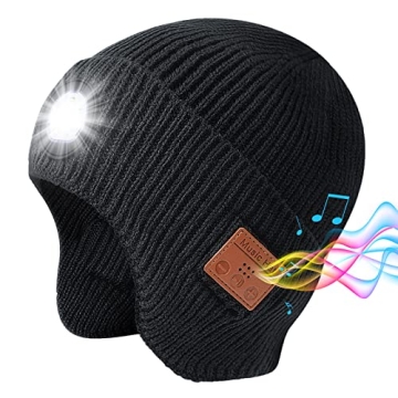 Touch Two Bluetooth Beanie with LED Light - Ultimate Winter Gadget for Men and Women