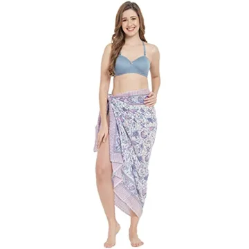 Parihan Cotton Block Print Beach Sarong Cover Ups for Women