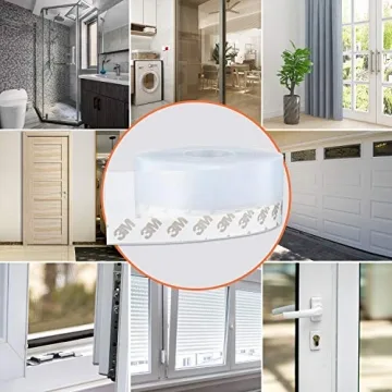 MIKOSI 26 Feet Silicone Seal Strip for Draft Prevention