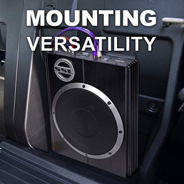 Sound Storm LoPro8 Powered Under Seat Subwoofer Compact Bass