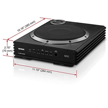 Sound Storm LoPro8 Powered Under Seat Subwoofer Compact Bass