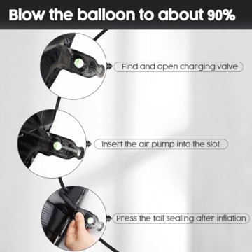 40 Inch Black Birthday Number Balloons for All Ages