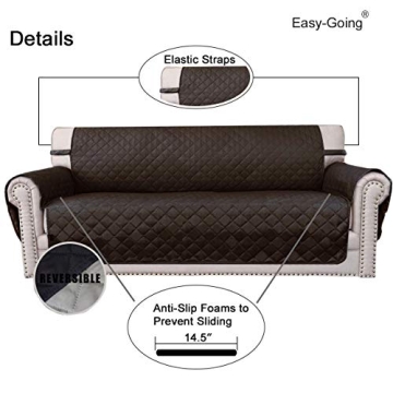 Stylish Water Resistant Reversible Couch Cover for Pets