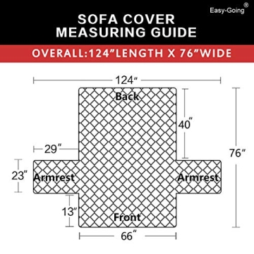 Stylish Water Resistant Reversible Couch Cover for Pets