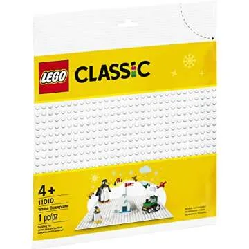 LEGO Classic White Baseplate 11010 for Creative Builders
