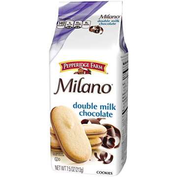 Pepperidge Farm Milano Cookies, Luxurious Double Milk Chocolate 3-Pack