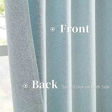 KEQIAOSUOCAI 108 Inch Extra Long Blackout Curtains