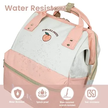 ZOMAKE Cute 15.6 Inch Laptop Backpack for Travel