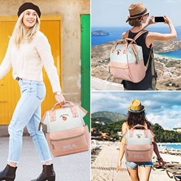 ZOMAKE Cute 15.6 Inch Laptop Backpack for Travel