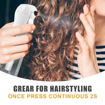 AMOMELA Continuous Spray Bottle 2Pack for Hair Styling